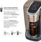 Keurig K-Elite Single Serve K-Cup Pod Coffee Maker, with Strength and Temperature Control, Iced Coffee Capability, 8 to 12oz Brew Size, Programmable, Brushed Gold - Image 3