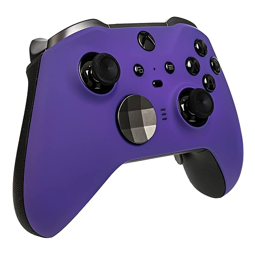Xbox Elite Series 2 Custom Soft Touch Controller - Soft Touch Feel, Added Grip, Vibrant Purple Color - Compatible with Xbox One, Series X|S - Image 2