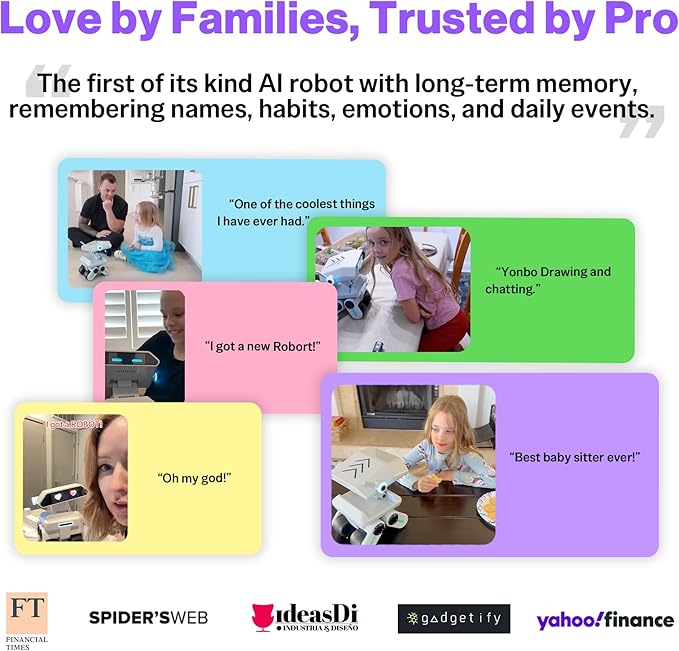 AI Robot for Kids, Programmable & Interactive AI Robot, STEAM Educational Toy ChatGPT Powered, Personalized Companion Robot w/Voice Control, Visual Recognition, Emotion-Aware, Long-Term Memory - Image 7