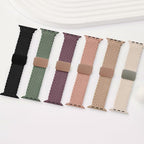 2Pcs Magnetic Braided for Apple Watch Band 41mm 40mm 45mm 44mm Ultra/3/2 49mm 38mm 46mm 42mm Women/Men,Stretchy Elastic Nylon Sport Loop Strap for iWatch Bands series 11 10 9 8 7 6 5 4 3 se 3/2 40 44 - Image 4