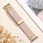Dirrelo Braided Magnetic Stretchy Nylon Band Compatible for Apple Watch Bands Women 40/41/38/42/44/45/46/49mm, Designer Dressy Infinity Elastic Strap for iWatch Series 11 10 9 8 7 6 5 4 SE/Ultra 3 2 1 - Image 6