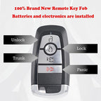 MechanMagic Key Fob Replacement Fits for Ford Edge Explorer 2018-2022 Fusion 2017-2021 Mustang Keyless Entry Remote Control M3N-A2C93142300 164-R8150 315MHz 4 Buttons - Image 4