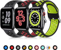 Lerobo 3 Pack Breathable Sport Band Compatible with Apple Watch 45mm 44mm 46mm 42mm 49mm,Soft Silicone Sport Replacement Band for iWatch SE Ultra 3 2 Band Series 11 10 9 8 7 6 5 4 3 2 1 Men Women by Lerobo