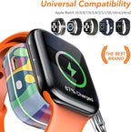 Charger for Apple Watch Portable iWatch Wireless Charger,Compact Magnetic iWatch Chargers 1200mAh Power Bank Keychain Gift Your Mother Girl Birthday for Apple Watch 11/10/ 9/8/7/6/SE/5/4/3/2/Ultra - Image 7
