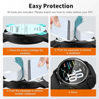LK 6 Pack for Garmin Venu 4/ Venu 3 Screen Protector 45mm - Anti-Scratch, Self-Healing Soft TPU Screen Protector for Garmin Venu 45mm, Bubble Free, HD Transparent, Touch Sensitive - Image 6
