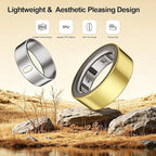 3 Pack Ring Cover Compatible with Oura Ring Gen 4/Oura Ring Gen 3 Horizon/Heritage-Size 8,Support Charging with Cover on,Anti-Scratch Ultra-Thin TPU Ring Protector for Men Women,Gold+Silver+Black - Image 3