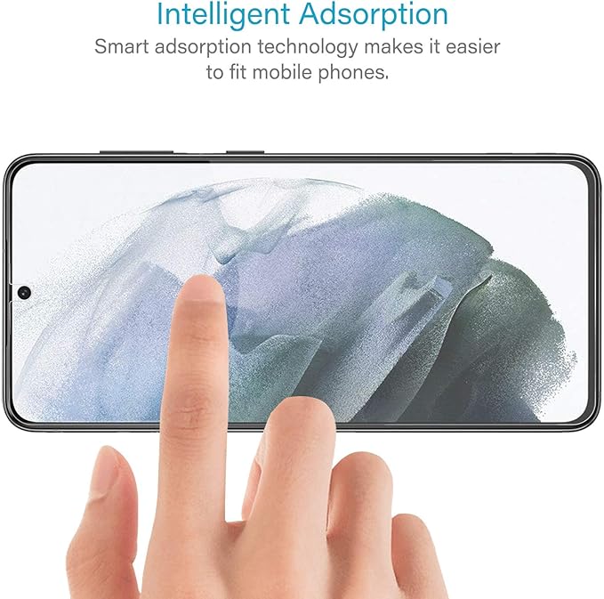 NEW'C 3 Pack Designed for Samsung Galaxy S21 Plus / S21+ 5G (6.7),Screen Protector Tempered Glass, Anti-Fingerprints, 9H Hardness, 0.33mm Ultra Transparent, Ultra Resistant - Image 5
