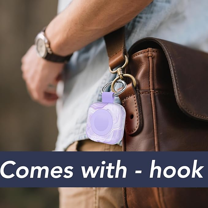 HUOTO Portable Wireless Charger for Apple Watch Magnetic iwatch Charger 1200mah Power Bank Camping Travel Essentials Watch Charger for Series 11/10/9/8/7/6/Se/5/4/3/2/1/Ultra/Ultra 2/Ultra 3 - Image 6