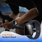 LK 4 Pack for Apple Watch Screen Protector 40mm Privacy, [Anti-Spy] Upgrade Soft TPU Film Apple Watch 40mm Screen Protector Series 6/5/4/SE, 3D Full Coverage, HD Ultra-thin Touch Sensitvie - Image 8