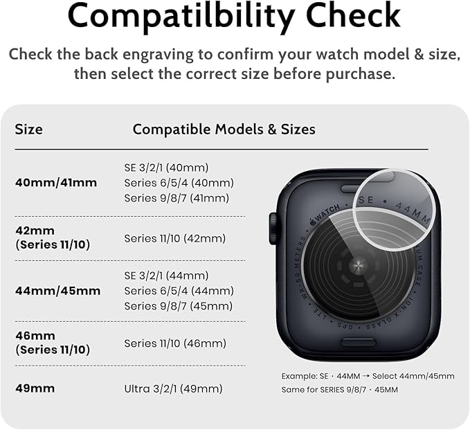 amBand Bands Compatible with Apple Watch 9/8/7 45mm, M1 Sport Series Rugged Case with TPU Strap Military Protective Tough Cover Bumper for iWatch SE3/SE2/SE/6/5/4 44mm Men Navy Blue - Image 7