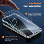 UNBREAKcable for iPhone 16 Pro Max Screen Protector, 3-Pack Full Coverage Tempered Glass [Military Grade Shatterproof][9H Hardness][Easy Installation Frame][Bubble Free] for iPhone 16 Pro Max 6.9" - Image 4