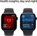 Apple Watch Series 10 [GPS + Cellular 42mm case] Smartwatch with Jet Black Aluminum Case with Black Sport Band - M/L. Fitness Tracker, ECG App, Always-On Retina Display, Water Resistant - Image 6