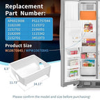 Upgraded W10670845 WPW10670845 ice Maker Replacement Compatible with Whirl-Pool Ken-More AMA-na Refrigerator Parts PS11757044 Fits for AP6023698 Whirlpool Ice Bucket Replacement - Image 2