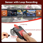 Car Dash Cam with Free 64GB TF Card, USB Dash Cam for Android Car Radio Mini Vehicle DVR Video Recorder GPS DVD 170° Wide Angle, Night Vision Dash Camera, Loop Recording ADAS LDWS FCWS - Image 8
