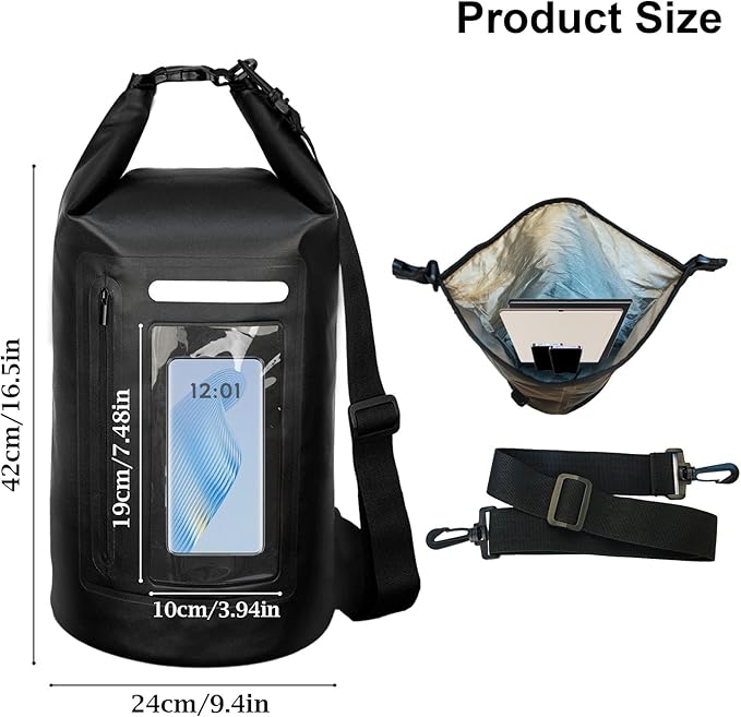 15L Faraday Bags, Waterproof Faraday Cage for Laptops & Tablets & Phones & Car Keys, RFID Signal Blocking Pouch, Anti-Theft Anti-Tracking EMP Bag - Image 4