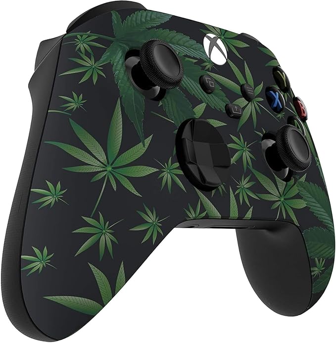 Custom Controllerzz Wireless Controller for Microsoft Xbox Series X/S & Xbox One - Custom Soft Touch Feel - Custom Xbox Series X/S Controller (X/S Weeds) - Image 2