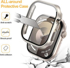 16 Pack Case for Apple Watch Series 11/10 46mm with Tempered Glass Screen Protector, Hard Ultra-Thin Scratch Resistant Bumper Protective Cover for iWatch Series 11/10 46mm Accessories - Image 2