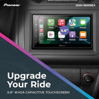 Pioneer DMH-1800NEX 6.8" Double-Din Digital Multimedia Receiver - Built in Bluetooth, Wired Apple CarPlay and Android Auto, Touchscreen, Rear Camera Input - Image 2