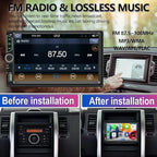Double Din Car Stereo with Wireless Apple Carplay,Wireless Android Auto,7 inch HD Touch Screen Car Radio with Bluetooth, Car Audio Receiver with Backup Camera,Mirror Link,FM/USB/AUX/TF/Subwoofer - Image 4