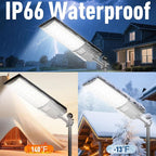 Solar Lights Outdoor Waterproof 2 Pack, 6500K Solar Street Light Dusk to Dawn with Motion Sensor & Remote Control, 40000LM Bright LED Security Flood Light for Outside Garden Yard Parking Lot, 16 Inch - Image 5
