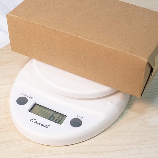 Escali Primo Digital Food Scale Multi-Functional Kitchen Scale and Baking Scale for Precise Weight Measuring and Portion Control, 8.5 x 6 x 1.5 inches, White - Image 4