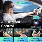 Wireless CarPlay Adapter for Apple iPhone, Convert Wired to Wireless CarPlay, 2025 Upgrade Mini Plug & Play No Latency CarPlay Dongle for iOS 10+ & Cars from 2019+ Dark Black - Image 2