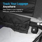 Pelican Protector 4-Pack AirTag Holder - Air Tag Case with 3M Adhesive Sticker - Rugged Shockproof AirTag Cover - Hidden Air Tag Holder Stick On Mount for Travel Luggage Bike Car Remote - Black - Image 2