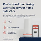 SimpliSafe 8 Piece Wireless Home Security System - Optional 24/7 Professional Monitoring - No Contract - Compatible with Alexa and Google Assistant , White - Image 6