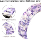 Light House Apple Watch Bands-Fashion Lightweight Resin iWatch Bands for Women Men 38mm/40mm/41mm/42mm(Series 11 10), 49mm/46mm/45mm/44mm/42mm(S 3 2 1), Compatible with Apple Watch Series 11 SE 10 9 8 7 6 5 4 3 Ultra - Image 4