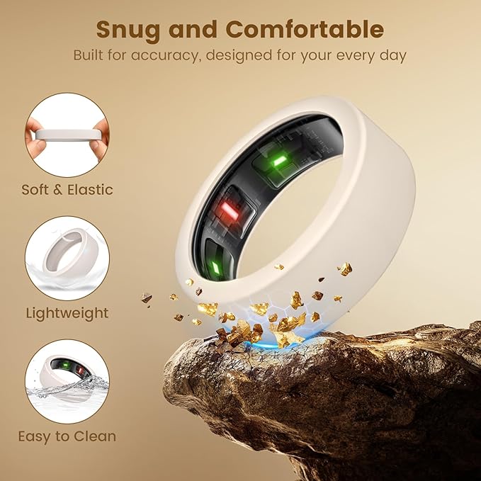 15 Pack Ultra-Thin Ring Covers Compatible with Oura Ring Gen 4/4 Ceramic/3 Cover, Anti-Scratch Silicone Protector Accessories for ULTRAHUMAN AIR/RingConn Gen 2/Gen 2 Air for Women Men - Image 5
