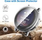 Fintie 3 Packs Screen Protector Case Compatible with Garmin Vivoactive 5, Soft TPU Plated Bumper Full Cover Protective Cases Scratch-Proof (Clear x 3) - Image 3