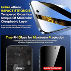 ImpactStrong Anti-Spy Privacy Screen Protector for iPhone 15 (6.1-Inch), 9H Tempered Glass, Shatter-Resistant, Anti-Scratch, Easy Install Kit, Case Friendly, 2-Pack - Image 6