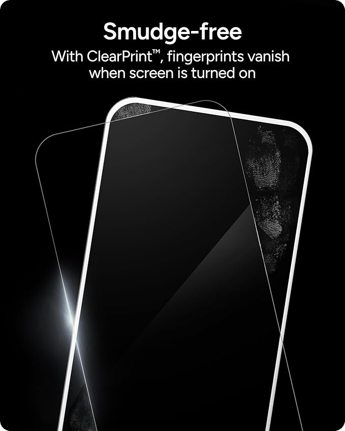 ZAGG Glass+ Screen Protector for iPhone 15-3X Stronger with Reinforced Edges, Scratch & Smudge-Resistant Surface, InvisibleShield, Easy to Install - Image 7