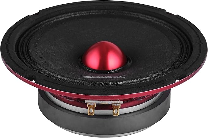 DS18 PRO-X6.4BMSL Slim Loudspeaker - 6.5", Midrange, Red Aluminum Bullet, 500W Max, 250W RMS, 4 Ohms - Premium Quality Audio Door Speakers for Car or Truck Stereo Sound System (1 Speaker) - Image 7