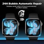 JULK 6-Pack for Apple Watch Series 11 46mm Screen Protector, Soft TPU Flexible Film Non-Bubbles Face Screen Protector for iWatch 11(2025)/10 46mm, HD Transparent, Touch Sensitive - Image 4