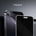 Ailun 3 Pack 4 Way 360 Degree Privacy Screen Protector for iPhone 16 Pro [6.3 inch], Face ID Sensitive,4 Directions Horizontal and Vertical All Around Anti Spy Tempered Glass Film[9H Hardness]-HD - Image 6