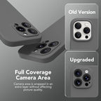 Magnetic for iPhone 15 Pro Case, Compatible with MagSafe, [Full Camera Protection][Screen Protector] Silicone Shockproof Protective Phone Case for iPhone 15 Pro 6.1", Dark Gray - Image 5