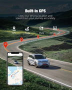 4 Channel Dash Cam 360° View,4K Front and Rear Dash Camera for Cars,WDR Night Vision,Smart Voice Control,Built-in WiFi&GPS,G-Sensor,24H Parking Mode,Free 64GB SD Card,3M Bracket - Image 5