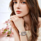 Witzon Floral Band Compatible with Apple Watch Bands For Women 40mm 41mm 38mm 42mm 44mm 45mm 46mm 49mm, Engraved Cute Flower Silicone Dressy Strap for iWatch Series 11 10 9 8 7 6 5 4 3 2 SE Ultra - Image 6