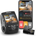 RexingUSA V1P 4K Dual Channel Dash Cam 4K+1080p w/Wi-Fi, 2.4” LCD, 170° Wide Angle, Rear Camera, Supercapacitor, G-Sensor, WDR, Loop Recording, Mobile App by RexingUSA