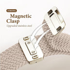 Braided Stretchy Bands with Magnetic Clasp Compatible for Apple Watch Band 38mm 40mm 41mm 42mm 44mm 45mm 46mm 49mm Women Men, Nylon Sport Solo Loop for iWatch Series 11 10 9 8 7 6 5 4 3 Ultra 3 2 1 SE - Image 3