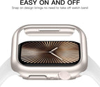 Recoppa Case Compatible for Apple Watch Series 10/11 – 46mm ONLY, Shockproof Ultra-Thin Hard PC Bumper All-Around Edge Protective Cover Frame [NO Screen Protector] for iWatch Accessories, Starlight - Image 3
