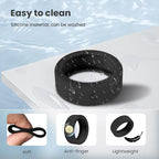 12Packs Ring-Cover for Oura-Ring-Gen-4/Gen-3 Protector - Upgraded Anti-Slip Anti-Scratch Elastic Silicone Cover for Ultrahuman Air/RingConn/Samsung Ring Multicolor for Men Women - Image 5
