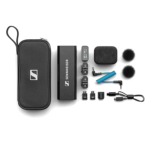 Sennheiser Pro Audio Profile Wireless 2-Channel All-in-One 2.4 GHz Clip-On & Handheld Microphone System | Includes Receiver, 2 Clip-On Microphones, Portable Charging Bar & Handheld Interview Mic - Image 2