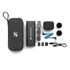 Sennheiser Pro Audio Profile Wireless 2-Channel All-in-One 2.4 GHz Clip-On & Handheld Microphone System | Includes Receiver, 2 Clip-On Microphones, Portable Charging Bar & Handheld Interview Mic - Image 2