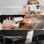 Magnetic for iPhone 13 Pro Max Case, Compatible with MagSafe, [Full Camera Protection][Screen Protector] Silicone Shockproof Protective Phone Case for iPhone 13 Pro Max 6.7", Stone - Image 5