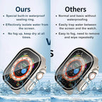 Waterproof Case for Apple Watch Ultra/Ultra 2 & 3 49mm,Built-in Tempered Glass Screen Protector,[Slim Guard PC Bumper] [Touch Sensitive] Full Protective Face Cover Compatible iWatch Accessories - Image 5