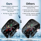 Waterproof Case for Apple Watch Series 10 Series 11 46mm Built-in Tempered Glass Screen Protector,[Slim Guard PC Bumper] [Touch Sensitive] Full Protective Face Cover Compatible iWatch Accessories - Image 5