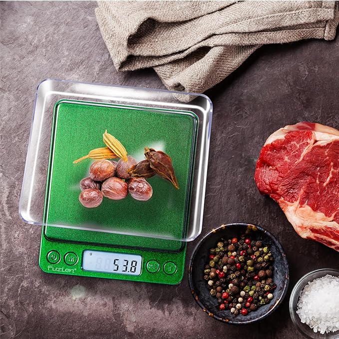 Fuzion Digital Scale .1 Gram Accuracy, 3000g Mini Food Scales for Herb, Spice, Jewelry, Gold, Small Food Scale - Weight Gram and Oz - Image 5