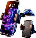 RayLink NO.1 Best Phone Holders for Your Car Ultimate Military-Grade Windshield Dashboard Vent【Upgraded Suction & Clip】 Cell Phone Mount with Patent & Safety Certs for iPhone 17 Pro Max 16 15 Samsung by RayLink%EF%BC%8CTechnologyaccompanieslifeandconnectsourworld%EF%BC%81